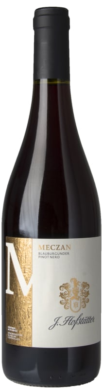 J. Hofstatter Meczan Pinot Nero 2020 Front Bottle Shot