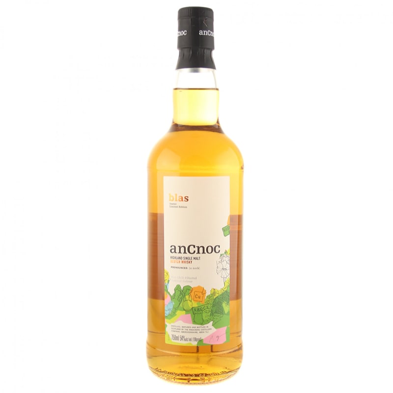 AnCnoc Blas Single Malt Scotch Whisky Front Bottle Shot