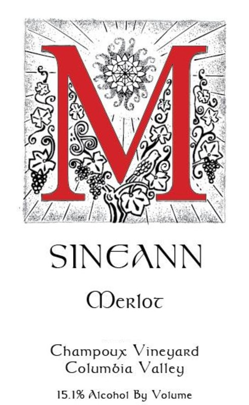Sineann Champoux Vineyard Merlot 2008 Front Label