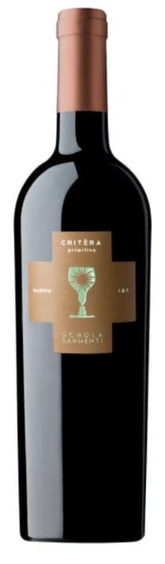 Schola Sarmenti Critera Primitivo 2016 Front Bottle Shot