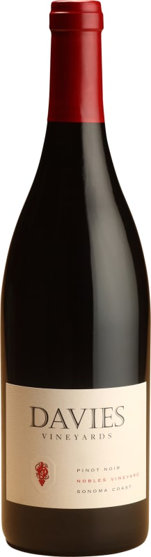 Davies Nobles Vineyard Pinot Noir 2015 Front Bottle Shot