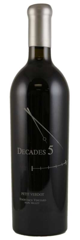 Decades 5 Petit Verdot 2016 Front Bottle Shot