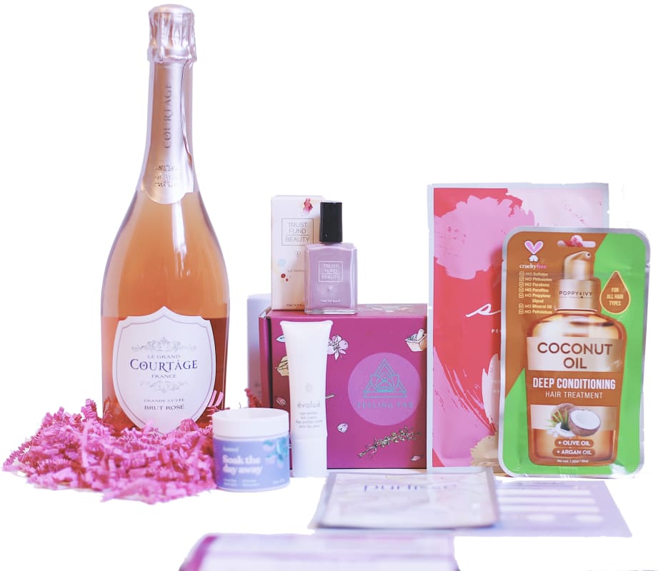 90 Point Sparkling Wine & Spa Gift Set Gift Product Image