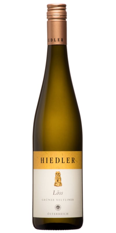 Hiedler Loss Gruner Veltliner 2018 Front Bottle Shot