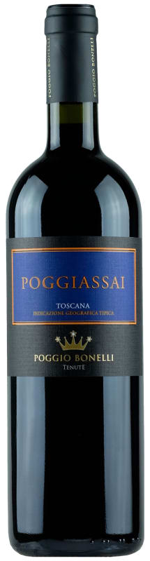 Poggio Bonelli Poggiassai 2016 Front Bottle Shot