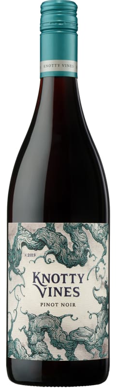 Knotty Vines Pinot Noir 2019 Front Bottle Shot