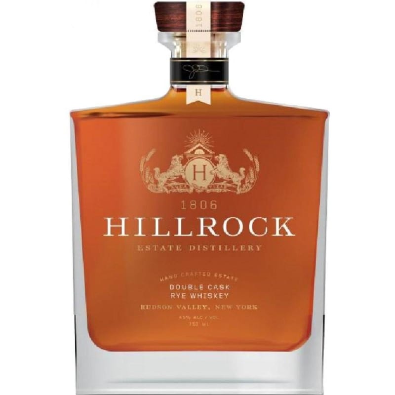 Hillrock Double Cask Rye Whiskey Front Bottle Shot