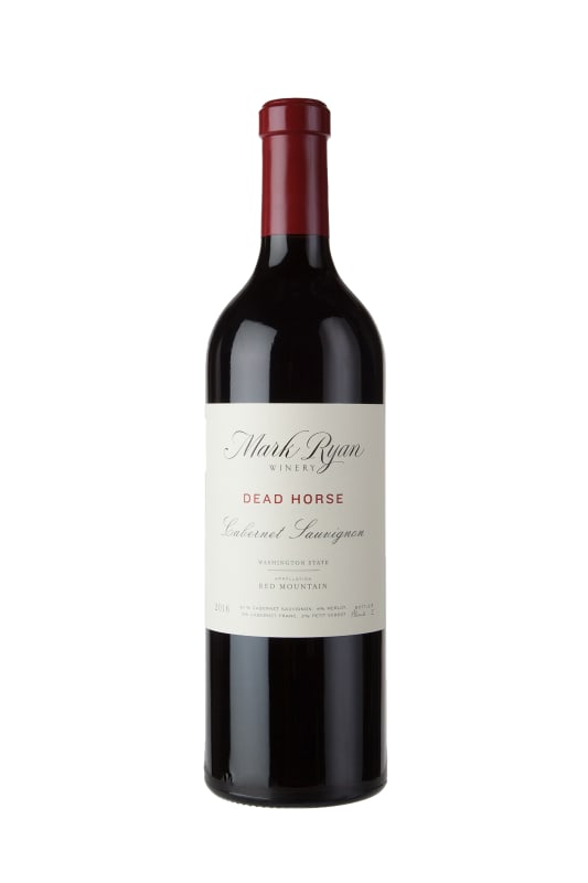 Mark Ryan Dead Horse Cabernet Sauvignon 2016 Front Bottle Shot