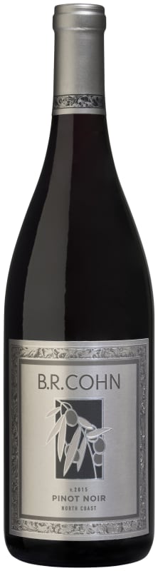 B.R. Cohn Silver Label Pinot Noir 2015 Front Bottle Shot