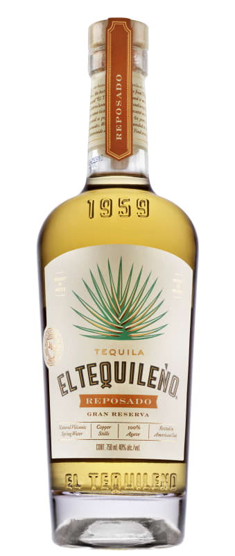El Tequileno Reposado Gran Reserva Tequila Front Bottle Shot