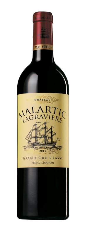 Chateau Malartic-Lagraviere 2015 Front Bottle Shot