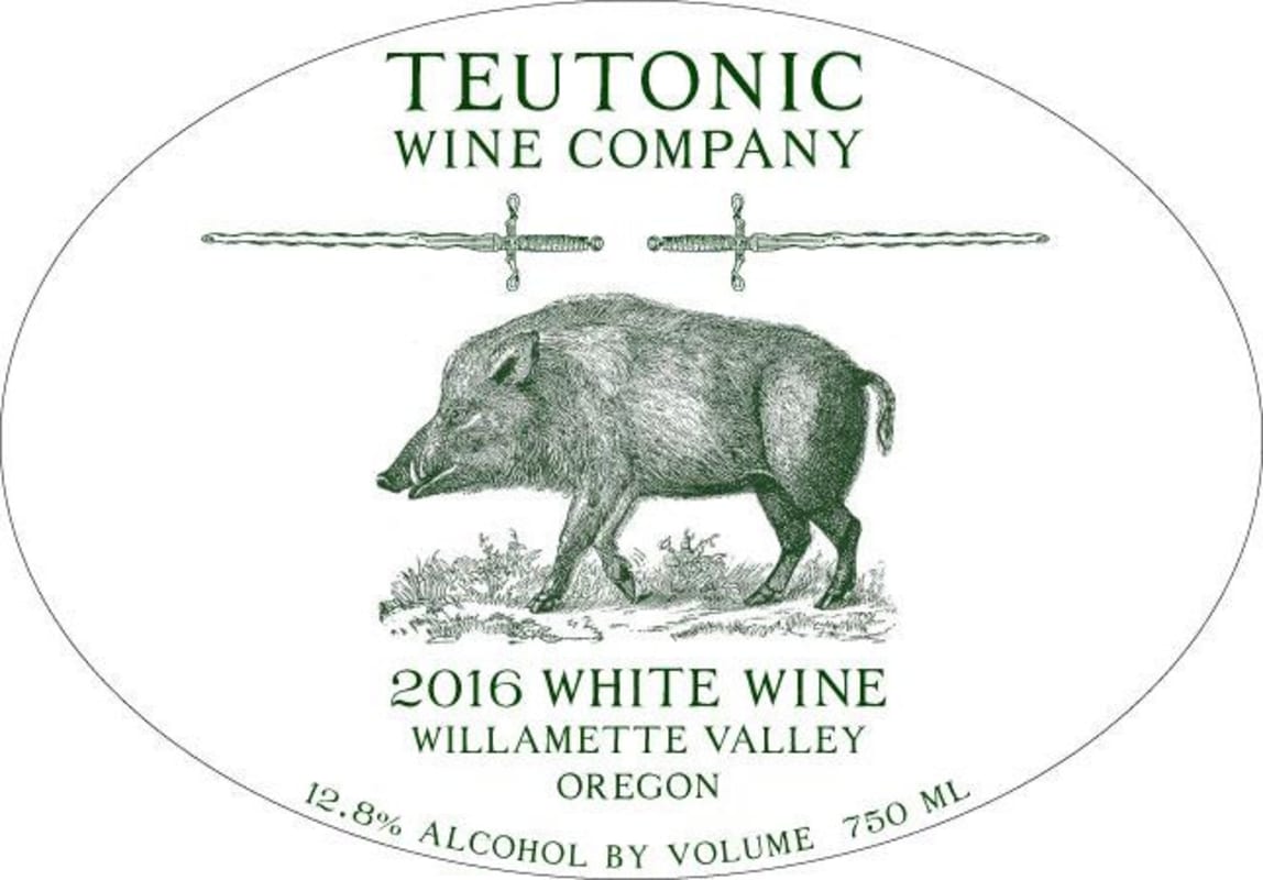Teutonic White Blend 2016 Front Label