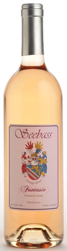 Seebass Fantasie Rose of Grenache 2016 Front Bottle Shot