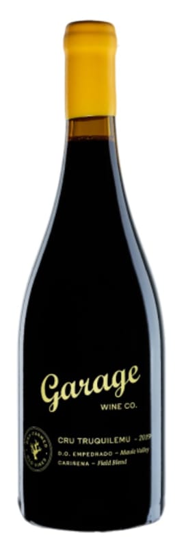 Garage Wine Co. Cru Truquilemu Carignan 2019 Front Bottle Shot