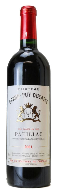Chateau Grand-Puy-Ducasse 2001 Front Bottle Shot