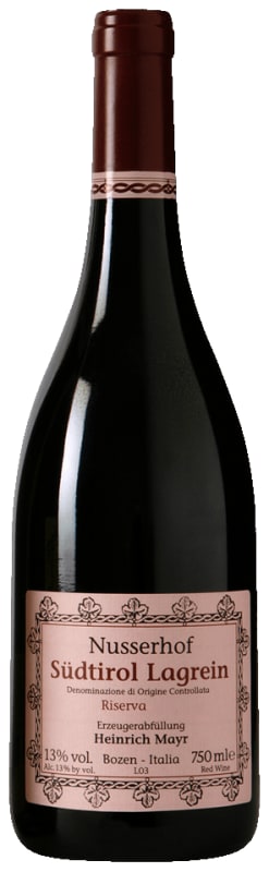 Weingut Nusserhof Sudtirol Lagrein Riserva 2017 Front Bottle Shot