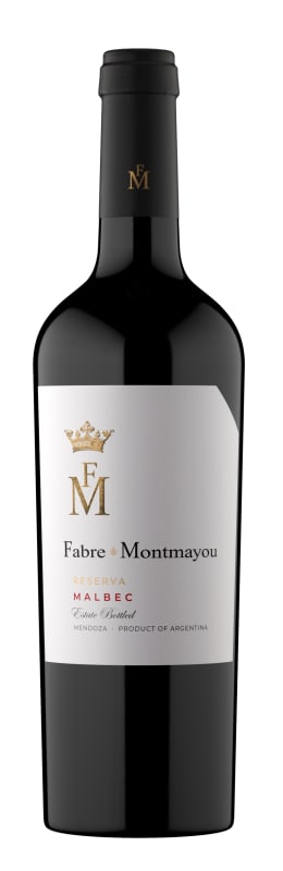 Fabre Montmayou Reserva Malbec 2021 Front Bottle Shot