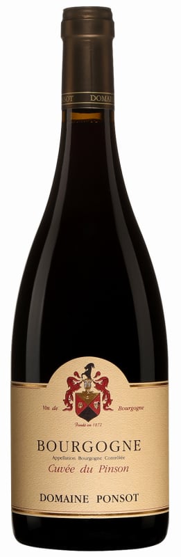 Domaine Ponsot Bourgogne Cuvee du Pinson 2019 Front Bottle Shot