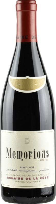 Domaine de la Cote Memorious Pinot Noir 2023 Front Bottle Shot