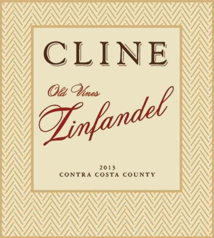 Cline Contra Costa County Old Vines Zinfandel 2013 Front Label