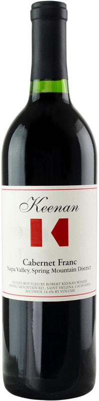 Keenan Cabernet Franc 2015 Front Bottle Shot