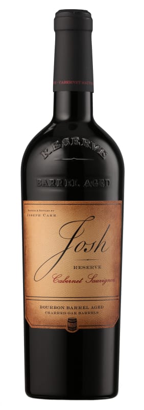 Josh Cellars Reserve Bourbon Barrel-Aged Cabernet Sauvignon 2021 Front Bottle Shot