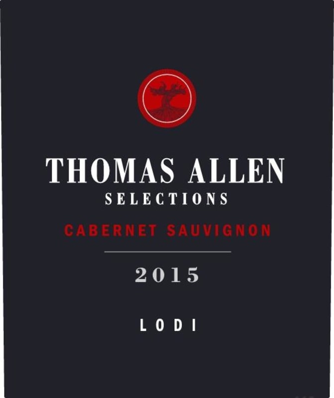 Thomas Allen Cabernet Sauvignon 2015 Front Label