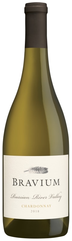 Bravium Russian River Valley Chardonnay 2018 Front Bottle Shot