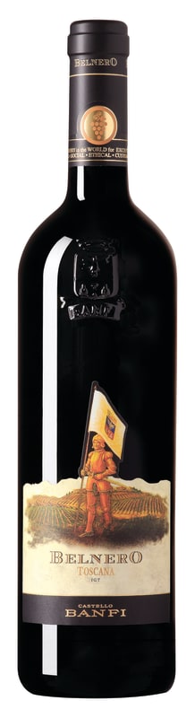 Banfi Belnero Toscana 2019 Front Bottle Shot