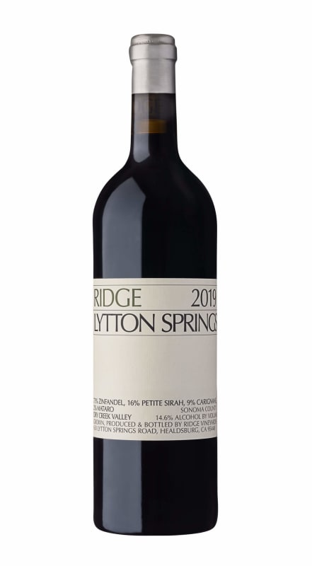 Ridge Lytton Springs Red Blend (375ML half-bottle) 2019 Front Bottle Shot