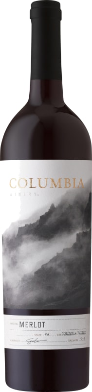 Columbia Winery Merlot 2018 Front Bottle Shot