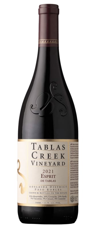 Tablas Creek Esprit de Tablas Rouge 2021 Front Bottle Shot