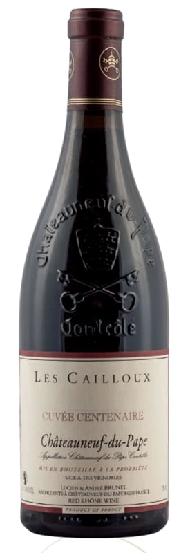 Les Cailloux Chateauneuf-du-Pape Les Cailloux Cuvee Centenaire 2010 Front Bottle Shot