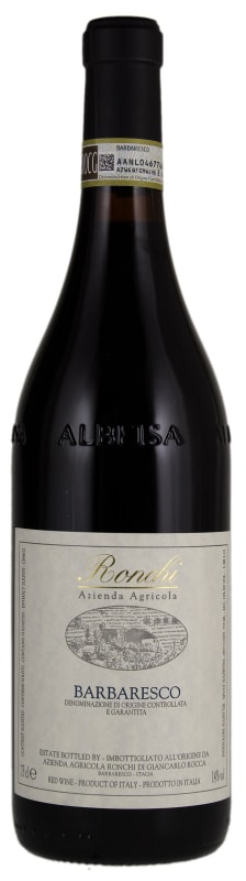 Ronchi Barbaresco 2020 Front Bottle Shot