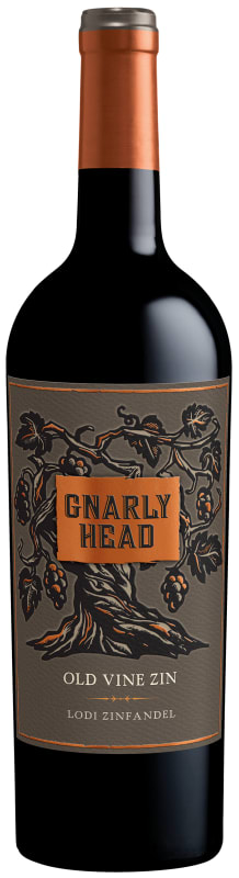 Gnarly Head Old Vine Zinfandel 2021 Front Bottle Shot