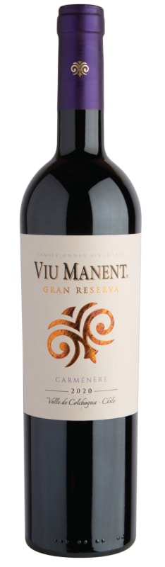 Viu Manent Gran Reserva Carmenere 2020 Front Bottle Shot