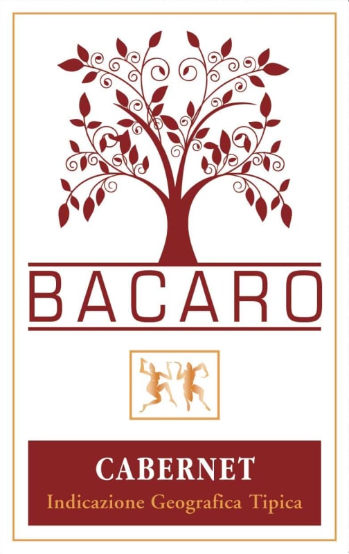 Bacaro Cabernet 2015 Front Label