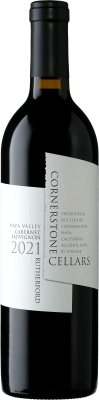 Cornerstone Cellars Rutherford Cabernet Sauvignon 2021 Front Bottle Shot