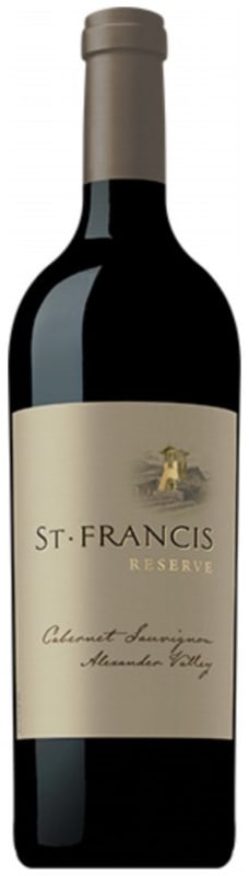 St. Francis Reserve Cabernet Sauvignon 2014 Front Bottle Shot