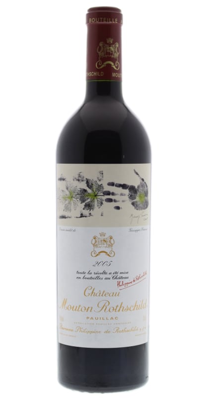 Chateau Mouton Rothschild (1 Bottle in OWC) 2005 Front Bottle Shot