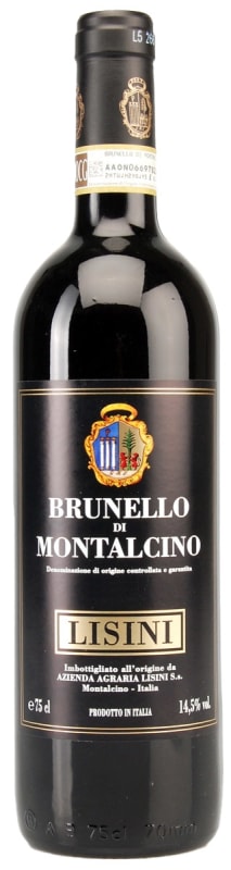 Lisini Brunello di Montalcino 2018 Front Bottle Shot