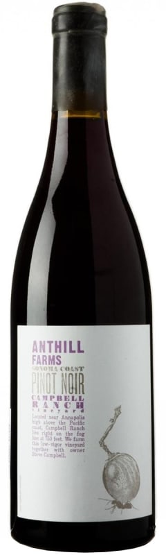 Anthill Farms Campbell Ranch Vineyard Pinot Noir 2021 Front Bottle Shot