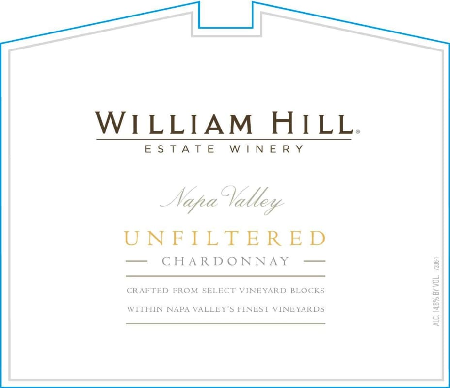 William Hill Unfiltered Chardonnay 2011 Front Label