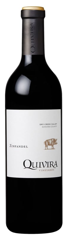 Quivira Pillsbury Zinfandel 2017 Front Bottle Shot