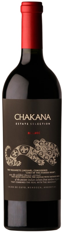 Bodega Chakana Estate Selection Malbec 2020 Front Bottle Shot