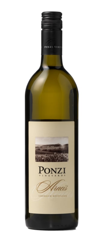 Ponzi Arneis 2015 Front Bottle Shot