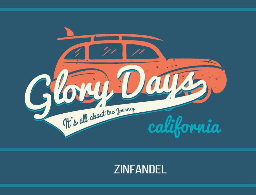 Van Ruiten Glory Days Zinfandel Front Label
