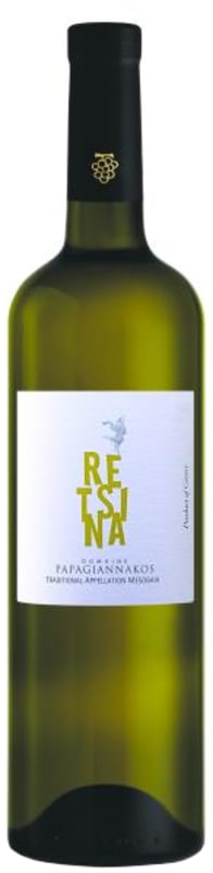 Domaine Papagiannakos Retsina 2022 Front Bottle Shot