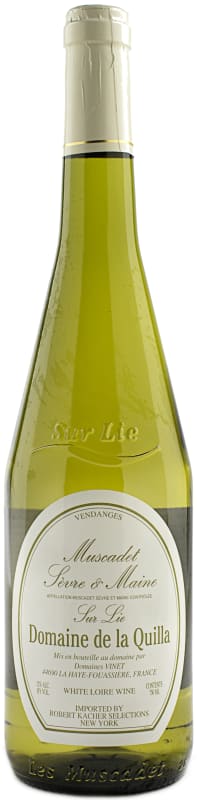 Domaine de la Quilla Muscadet Sevre et Maine 2016 Front Bottle Shot