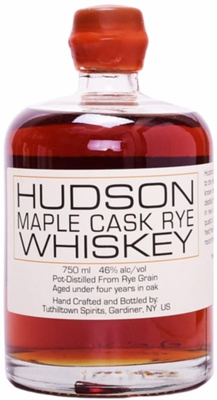 Hudson Maple Cask Rye Whiskey (375ML half-bottle) Front Bottle Shot